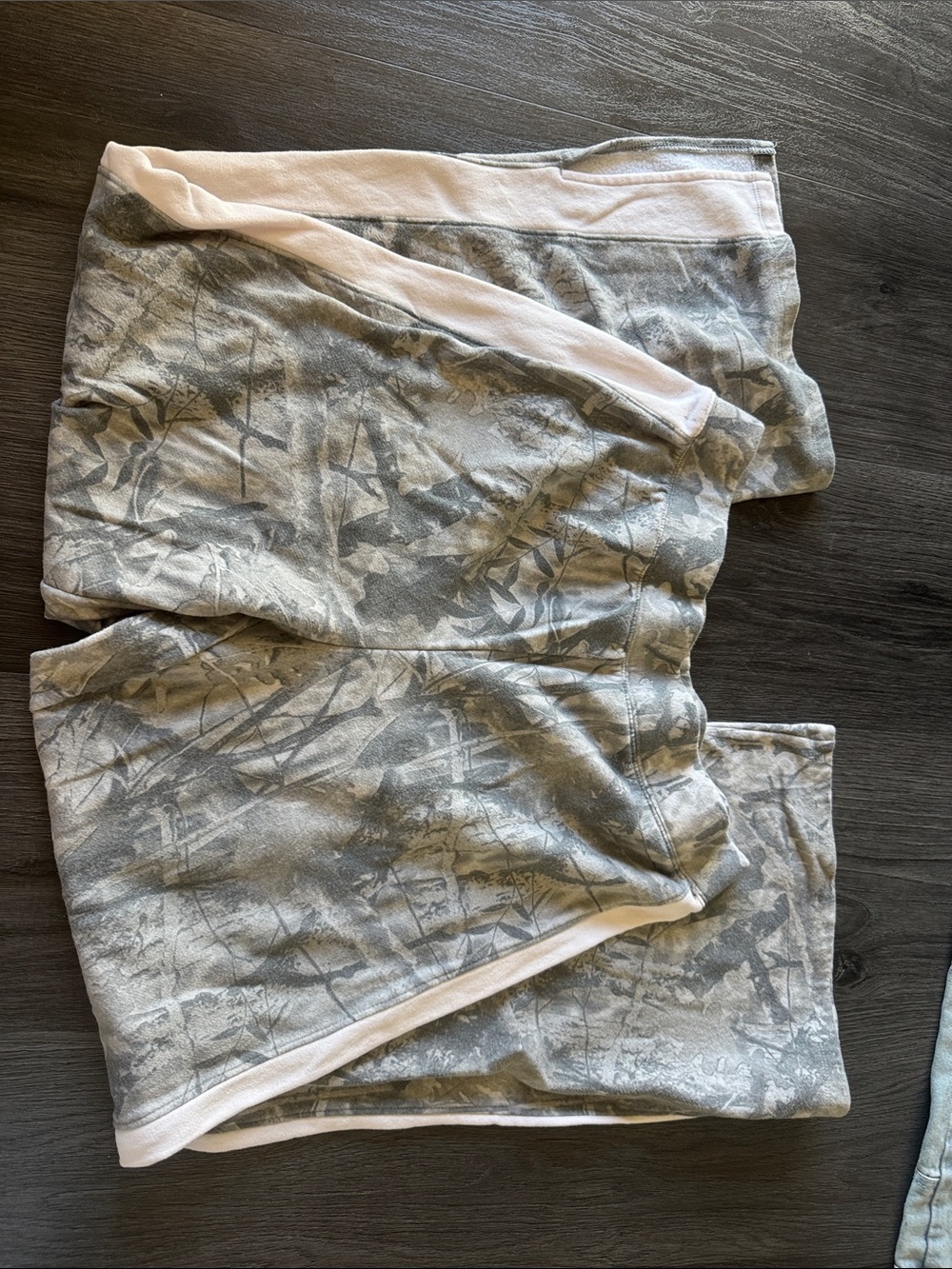 Grayson Threads Gray Printed Mini Skirt with Pale Trim